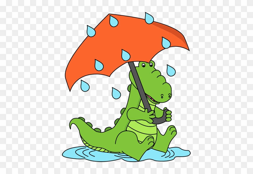 Alligator Sitting In The Rain - Alligators #1001009