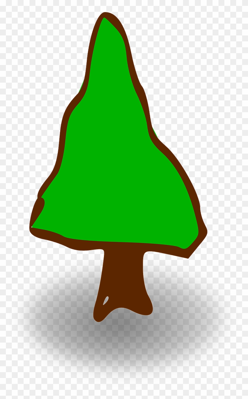 Pine Tree Silhouette Clip Art - Clip Art #1001019