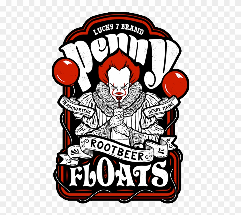 Penny Floats - Merchant - Teevillain - Artist - Barrettbiggers - Pennywise Root Beer Float #1001042