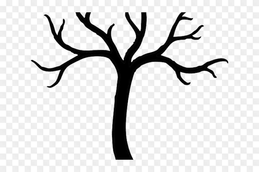 Dead Tree Clipart Curvy - Tree Clipart Black And White #1001044