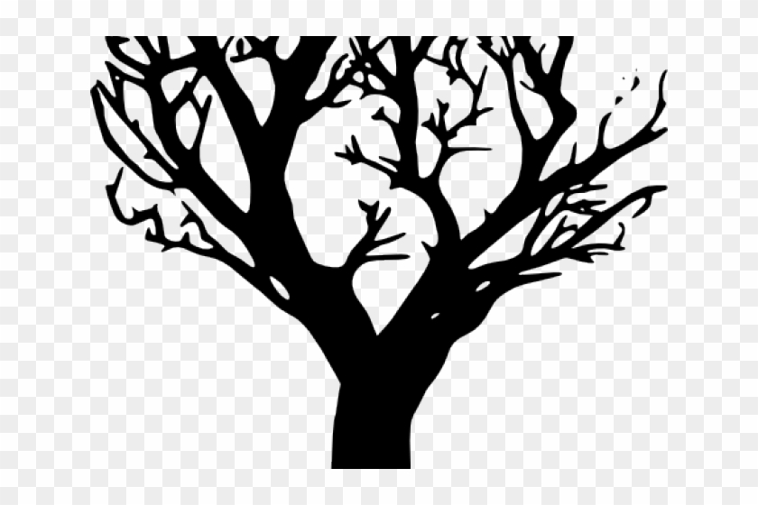 Dead Tree Clipart Barren - Draw A Tree On Your Wall #1001060