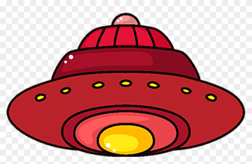 Cartoon Spacecraft Unidentified Flying Object Clip - Clipart Ufo Spaceship Png #1001102