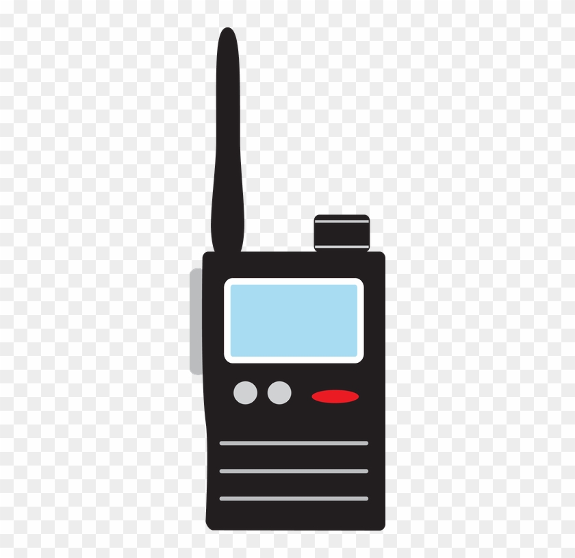 Bombeiros E Polícia - Police Walkie Talkie Clipart #1001141