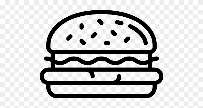 Hamburger Free Icon - Burger Bun Icon #1001142