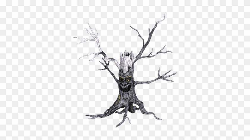 Tree With Scary Face - Arbol Fantasia Png #1001168