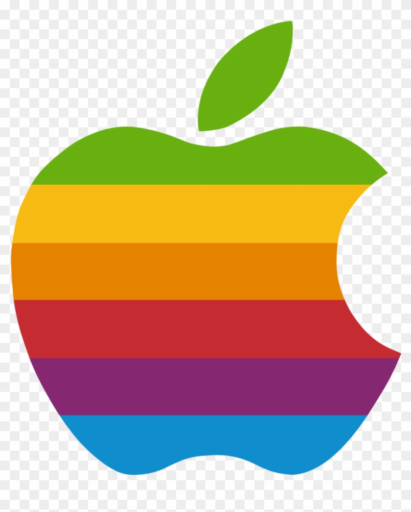 Late Gift Rainbow Apple Logo Vector By Windytheplaneh - Logo Apple 1976 1998 #1001189
