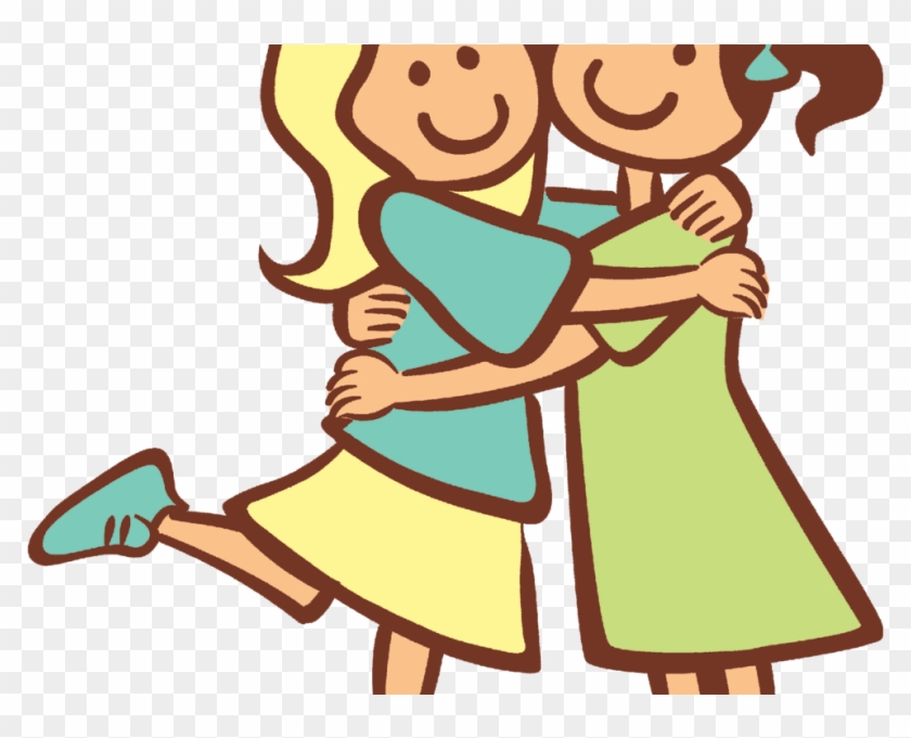 Friendship Hug Clip Art - Best Friend Clipart #1001330