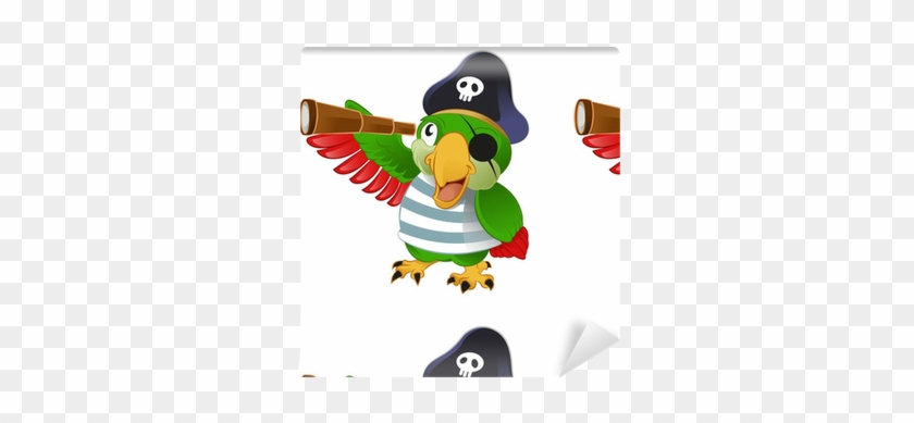 Source - - Cartoon Pirate With Telescope #1001379