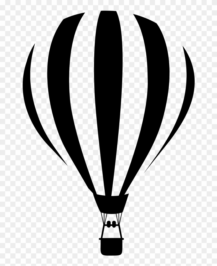 Clip Art Details - Hot Air Balloon Vector #1001507