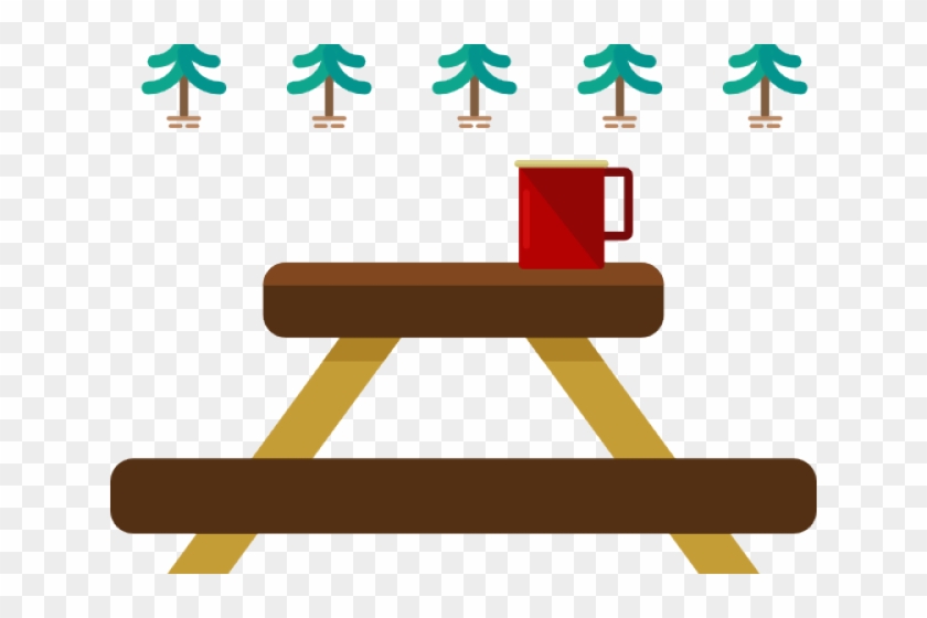 Picnic Table Clipart Illustration Png - Clip Art #1001561