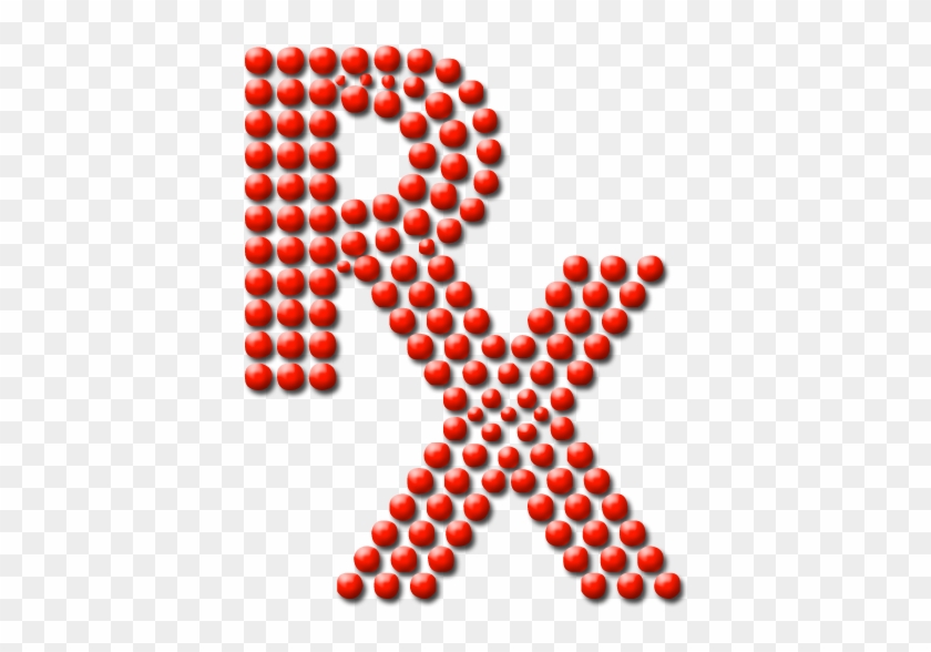 Rx Logo Symbol Red Dots - Disco Font #1001602
