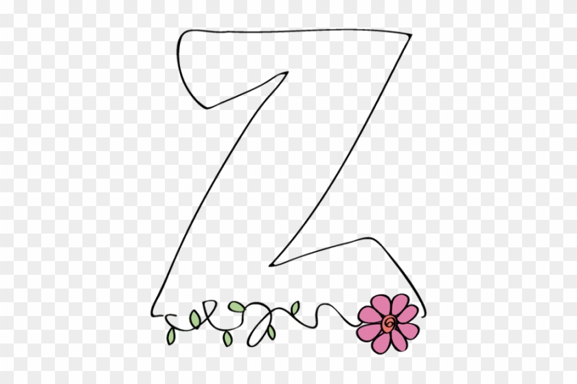 Flor Z - Letras De Molde Z #1001626