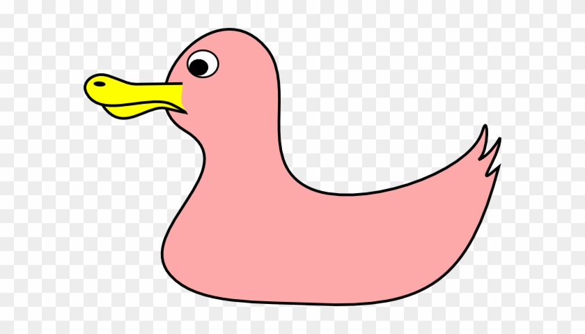 Pink Duck Clip Art At Clker - Duck Clip Art #1001663