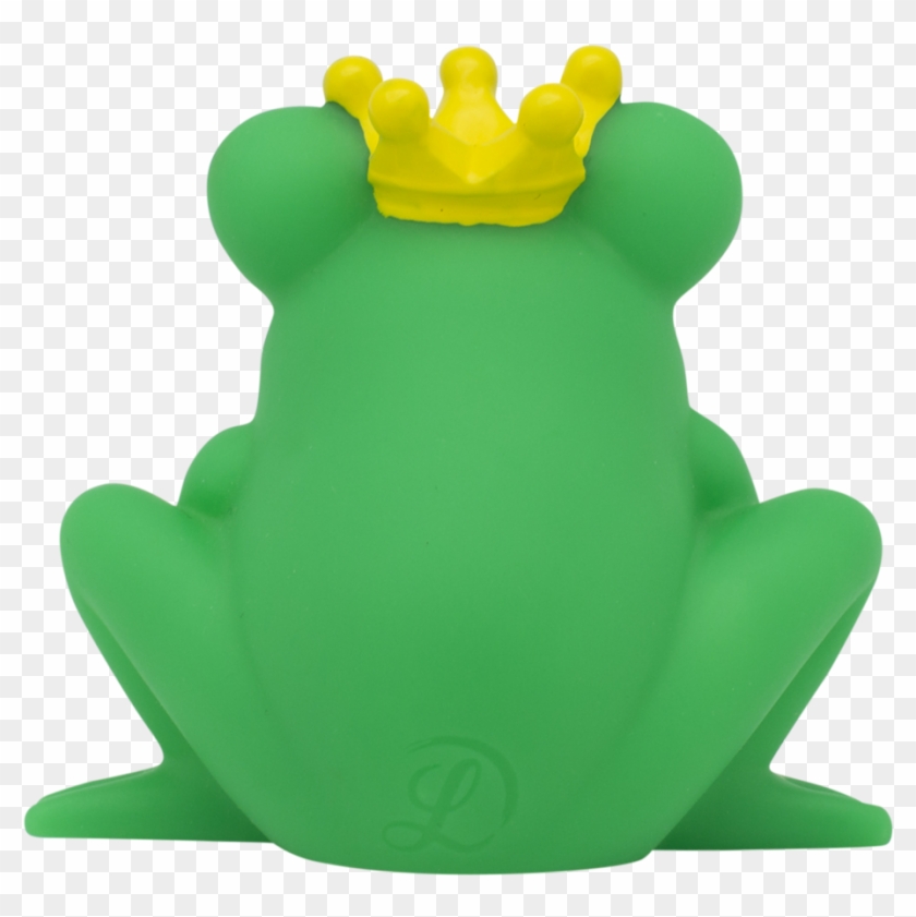 Frog Rubber Duck With Greeting Sign By Lilalu - Frog #1001693