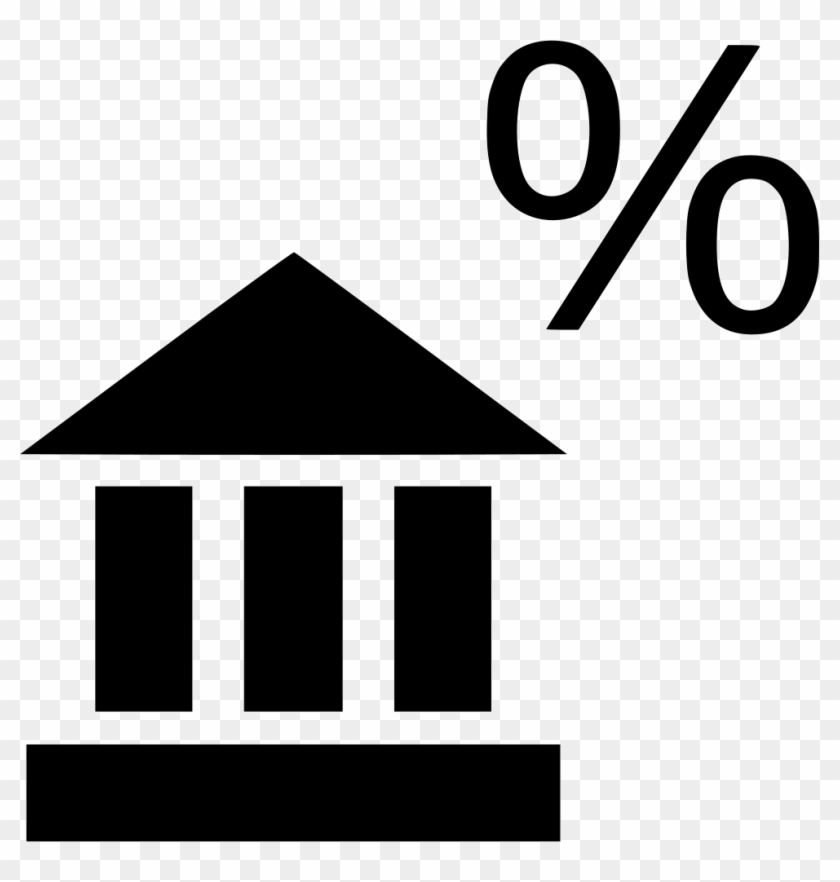 Banking Bank Percent Comments - Bank Interest Icon #1001745