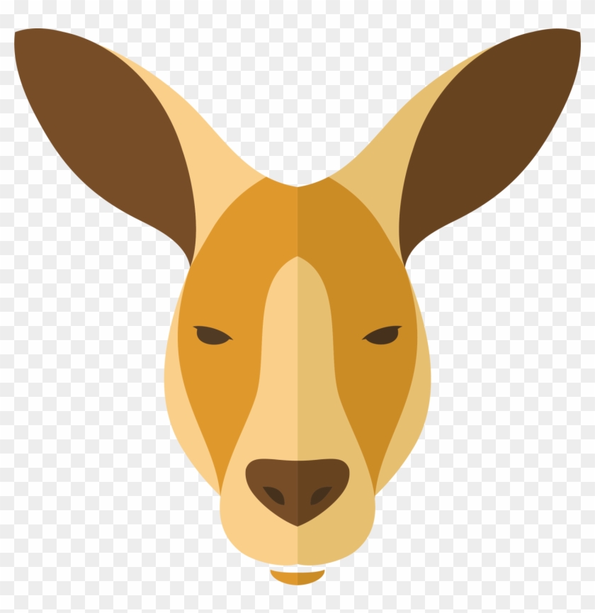 Macropodidae Kangaroo Dog Cartoon Giraffe - Kangaroo Head Cartoon - Free  Transparent PNG Clipart Images Download