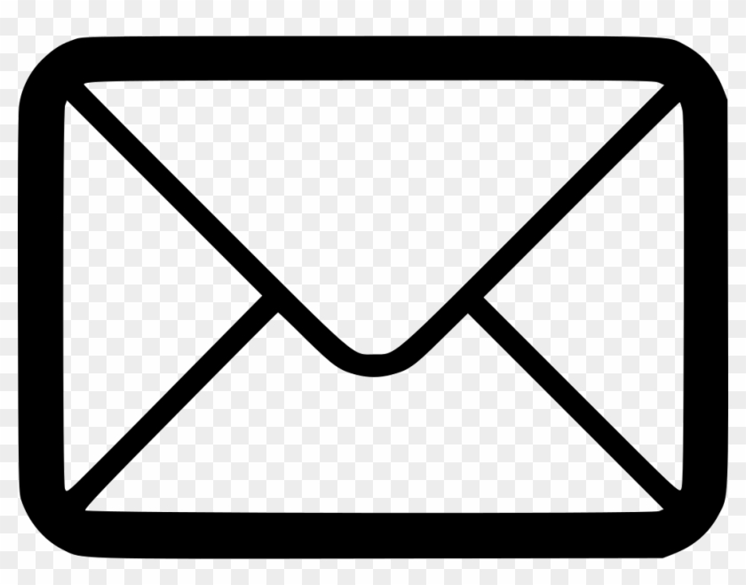 E Letter Envelope Postal Comments - Ícone Email Png Branco #1001802