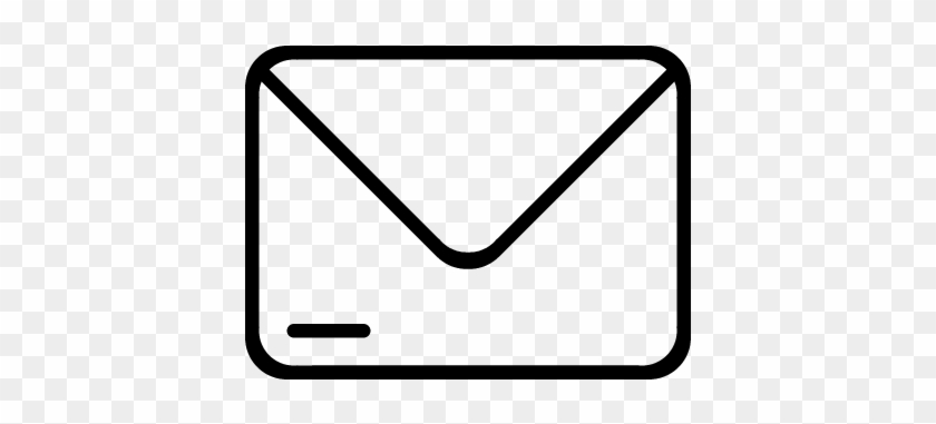 Envelope Back Outline Vector - Envelope Png #1001823