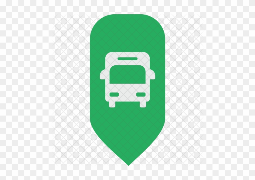 Bus Station Icon Black Green Clip Art At - Bus Station Icon Png #1001826