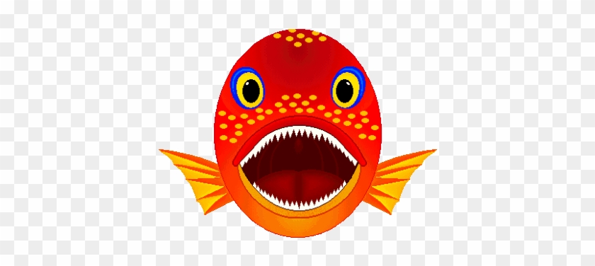 Tropical Fish Clipart Colored - Animated Gif Fish Swimming #1001841