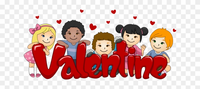 Valentine Clip Art For Kids - Kids Valentines Clip Art #1001850