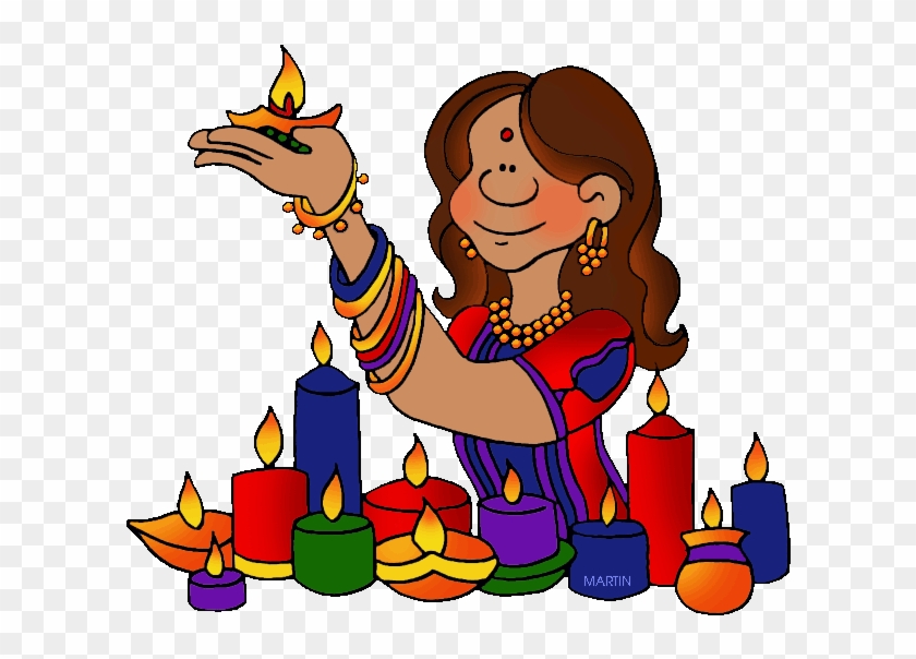Happy Diwali Clip Art - Social Studies Grade 1 Family Celebrations #1001861