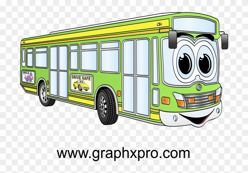 Buses, Cartoons, Animated Cartoons, Cartoon, Busses, - Public Bus Cartoon #1001934