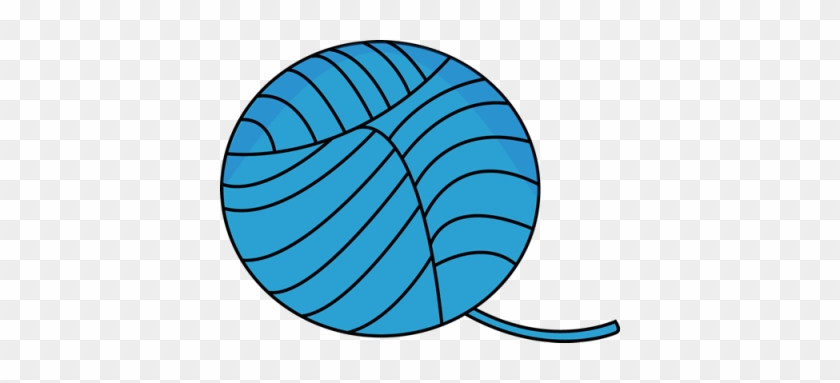 Blue Ball Of Yarn Clip Art Image Large Ball Of Blue - Wol Telkeing #1001974