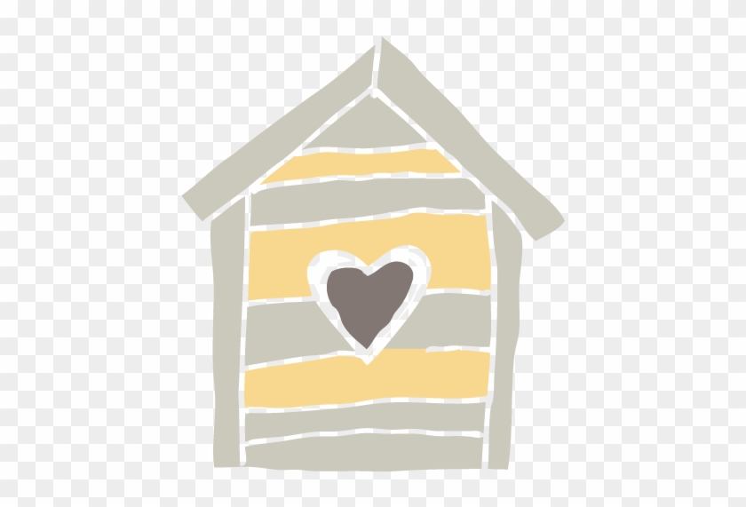 Clipart Bird House With Heart - Clip Art #1002036