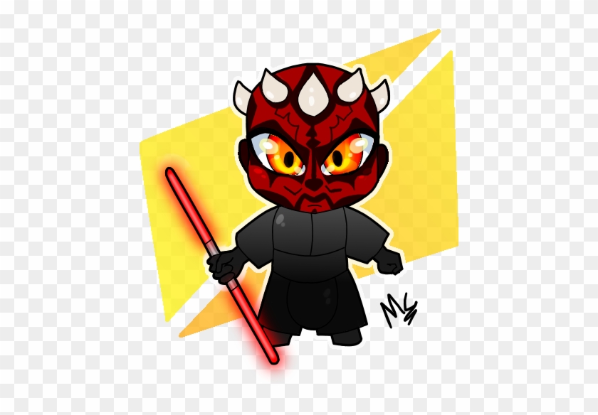 Darth Maul By Flower In Torn Jeans - Cartoon #1002055