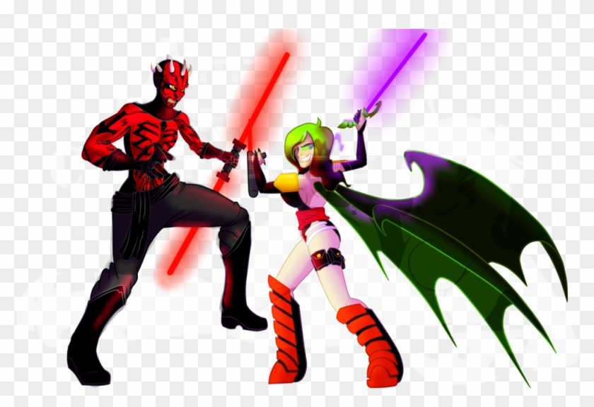 Amzy Vs Darth Maul By Chaosaholic - Cartoon #1002066