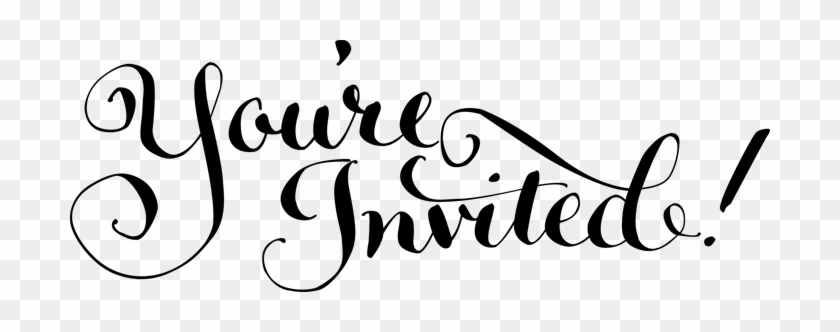 Invited Clipart - You Are All Invited #1002194