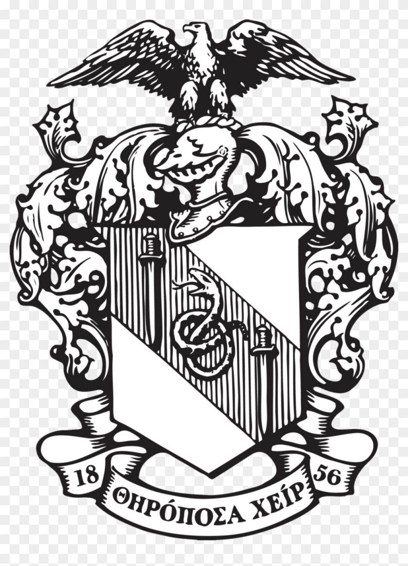 Theta Chi Gala Invite And Rsvp - Theta Chi Fraternity Crest #1002288