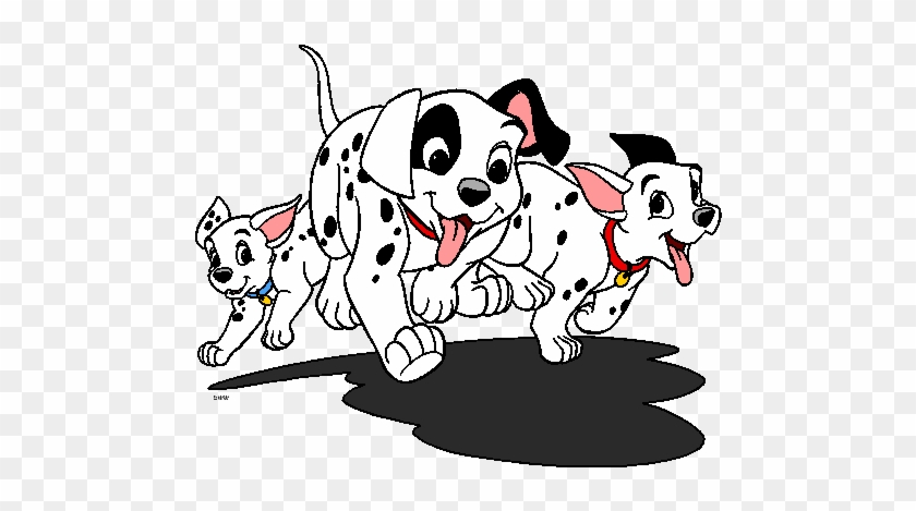 Sad Clipart Dalmatian - 101 Dalmatians Cartoon Run #1002329