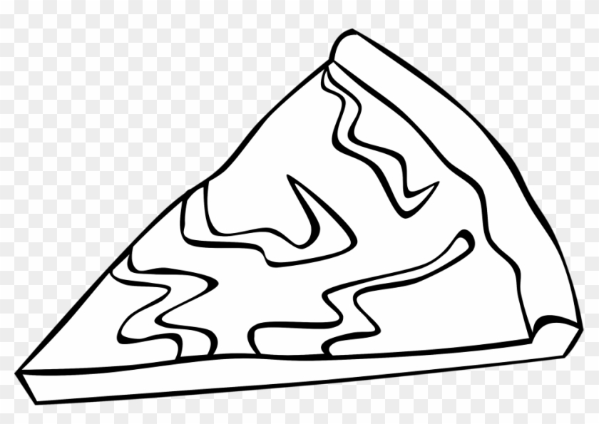 Cheese Clip Art 18, Buy Clip Art - Pizza Slice Clip Art Black And White #1002343