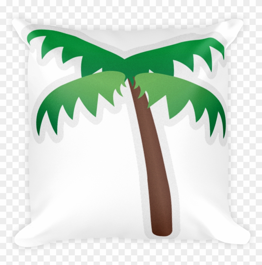 Emoji Pillow - Palm Tree - Palme Emoji #1002369
