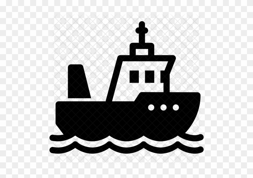 Fishing Boat Icon - Barco Icon #1002449