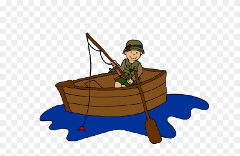 Fisherman Clipart Brown Boat - Fishing Vessel #1002511