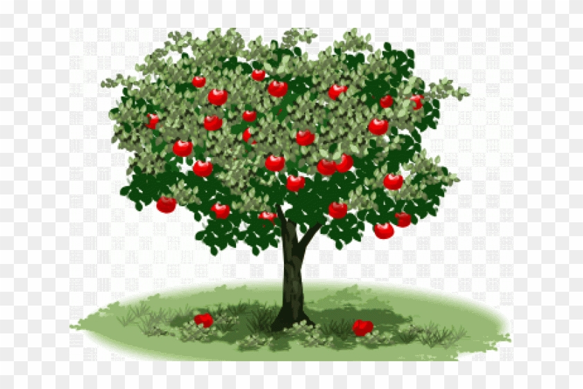 Apple Tree Clipart - Картички За Първи Учебен Ден #1002514