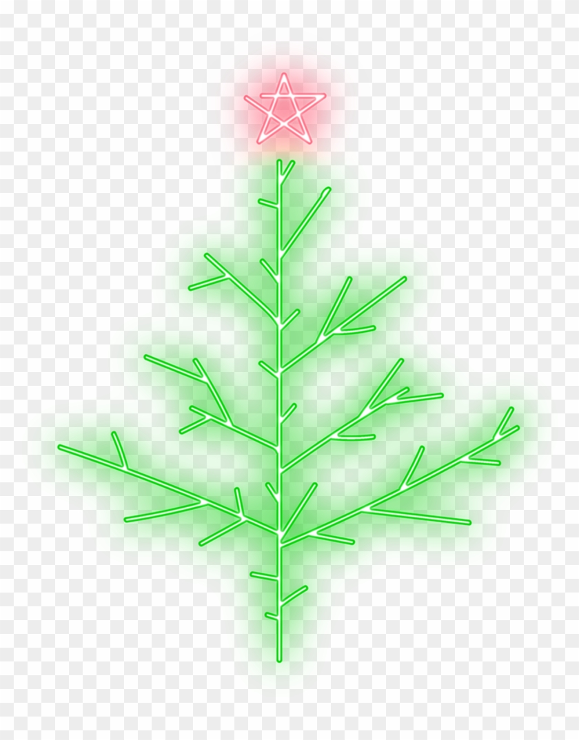 Christmas Tree Neon Neonlights Lights Freetoedit - Lodgepole Pine #1002542