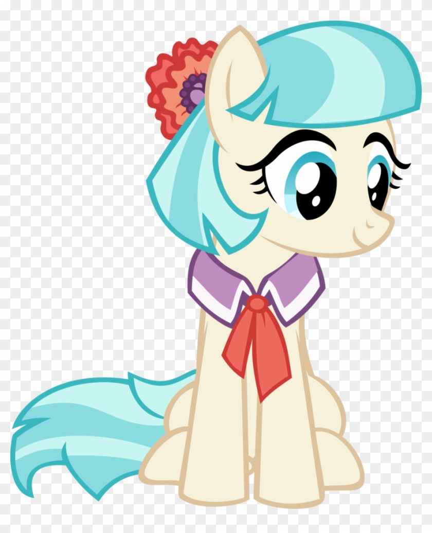 Iknowpony, Clothes, Coco Pommel, Earth Pony, Flower, - Cartoon #1002545