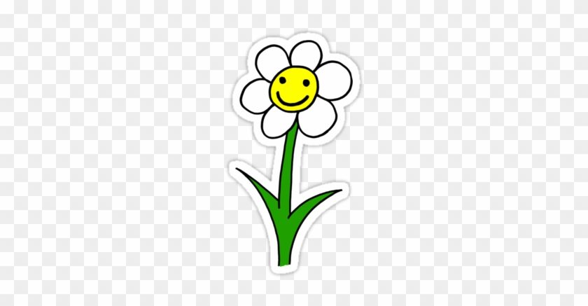 Pretty Flower Cartoon Happy Smiling Cartoon Flower - Smile Flower Cartoon Png #1002559