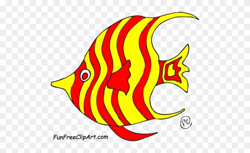 Under The Sea Fish Color, Colored Fish Printables - Colourful Fish To Draw #1002670
