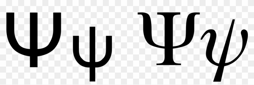 Greek Alphabet Psi - Psi Greek Alphabet #1002687