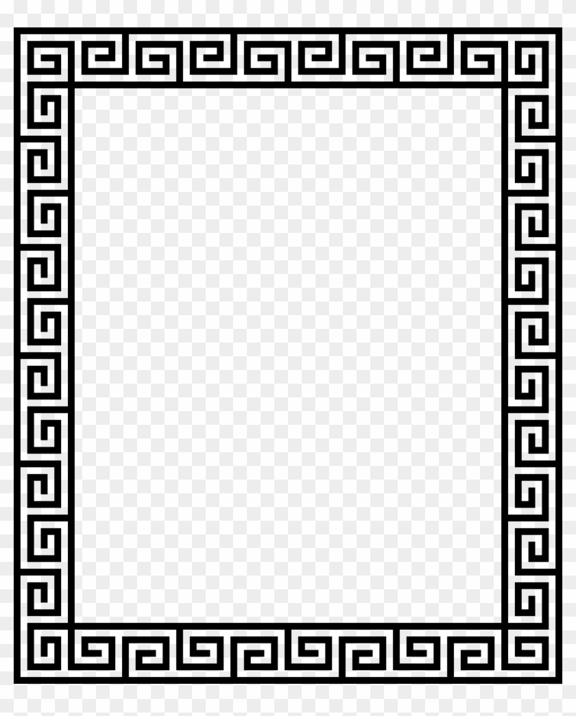 Greek Key Frame Icons Png Free Png And Icons Downloads - Greek Key Border Png #1002688