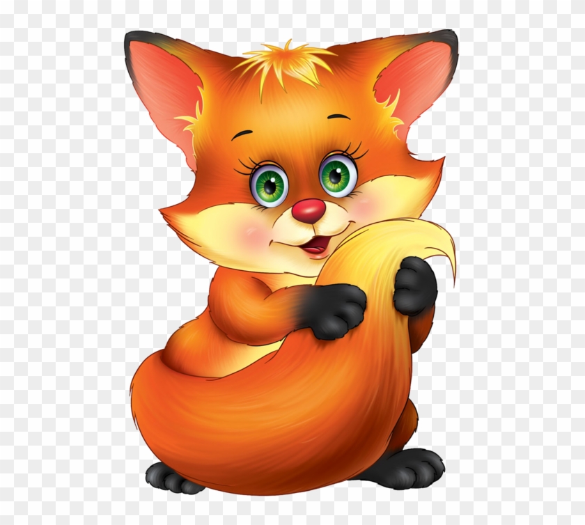 Cute Cartoon Fox Clip Art Images On A Transparent Background - Clip Art #1002713