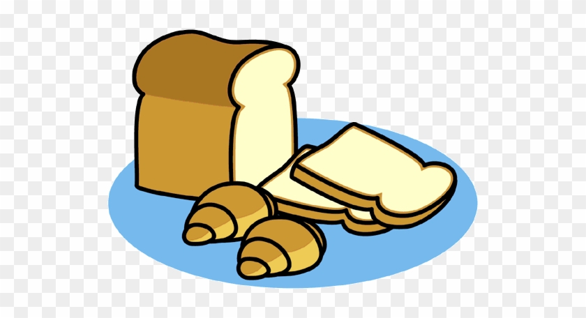 Bread Clipart Gambar - Clip Art Food #1002738