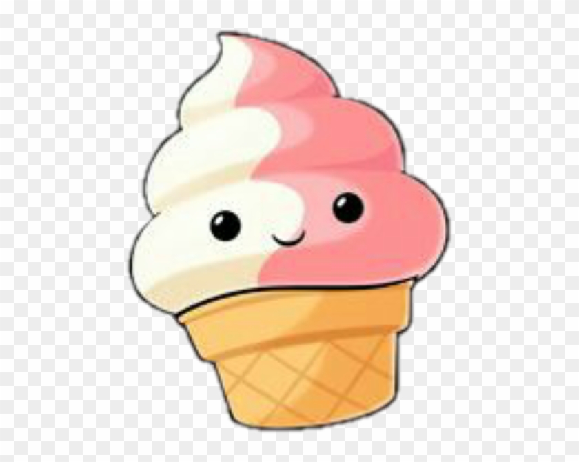 Sorvete Icecream Cute Kawaii Delicious Freetoedit - Cute Ice Cream Drawing #1002765