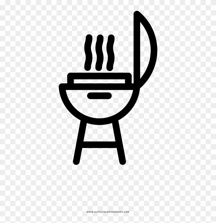 Barbeque Coloring Page - Barbeque Coloring Page #1002830