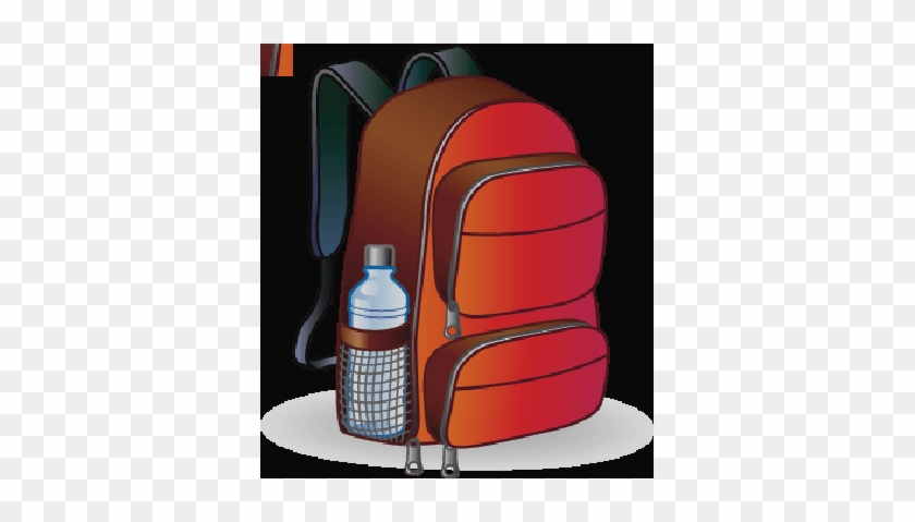 Red Backpack Back Pack Clip Art - Backpack Clipart 일러스트 #1002875